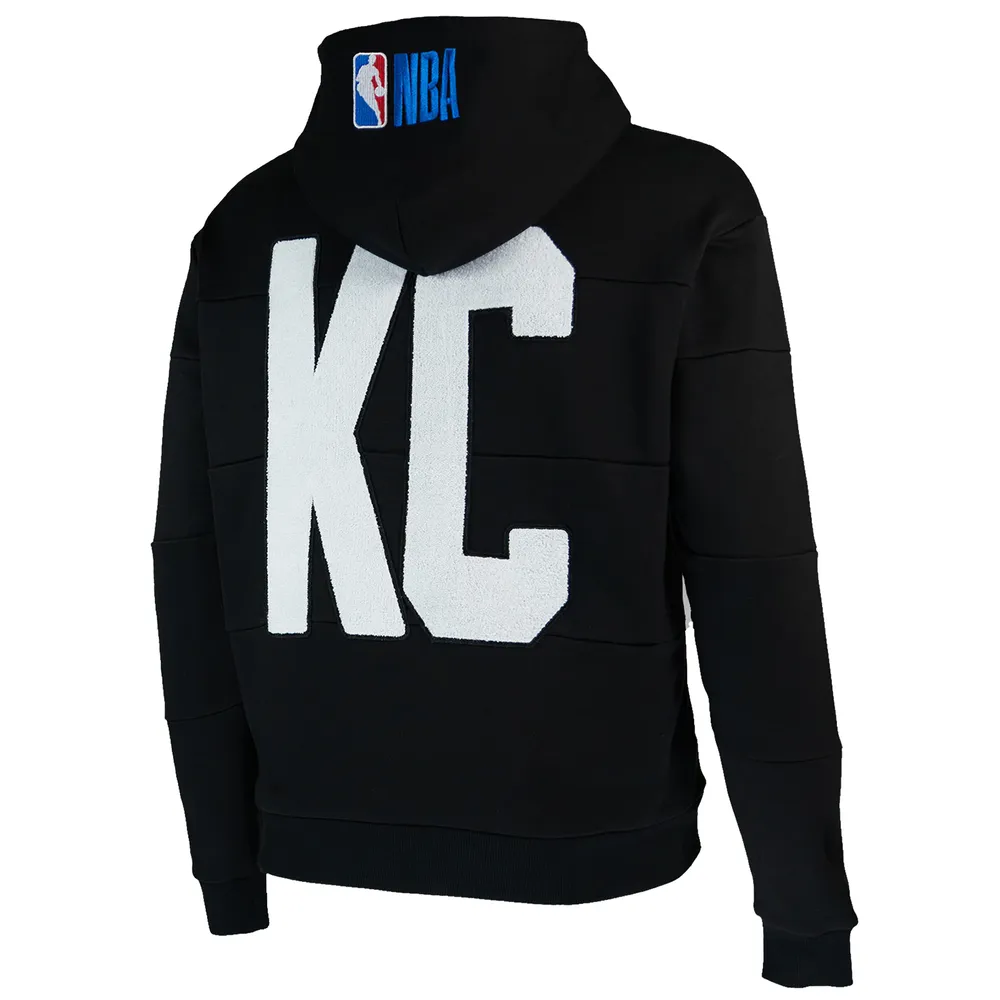 Sweat à capuche sans identification de l'appelant NBA x Keizer Clark noir/blanc pour homme