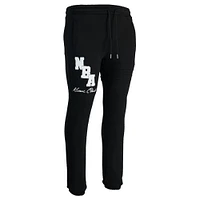 Pantalon de survêtement NBA x Keizer Clark pour homme, noir/blanc, sans identification l'appelant