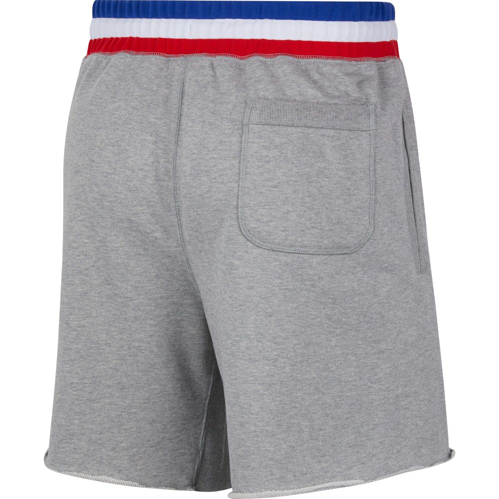 Men's Nike Gray NBA 75th Anniversary Logo Fleece - Shorts