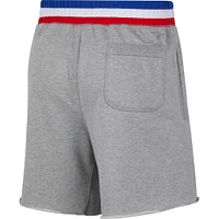 Men's Nike Gray NBA 75th Anniversary Logo Fleece - Shorts