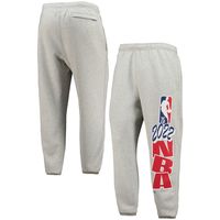 Men's Nike Heathered Gray NBA Team 31 75th Anniversary Courtside Fleece Jogger Pants