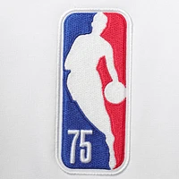 Men's Nike White/Blue NBA Team 31 75th Anniversary Courtside Fleece Half-Zip Hoodie