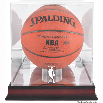 NBA (2018 - Present) Logo Mahogany Basketball Display Case