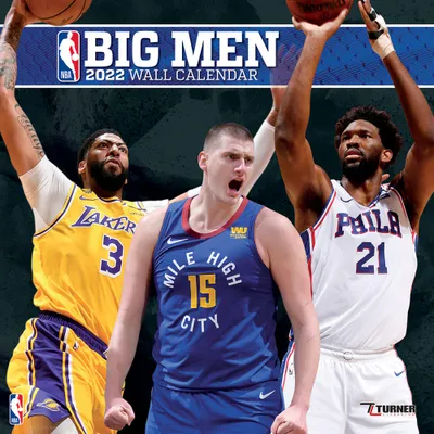NBA 2022 Big Men Wall Calendar