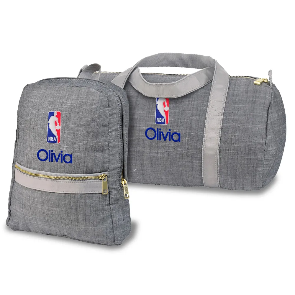 NBA Personalized Small Backpack and Duffle Bag Set