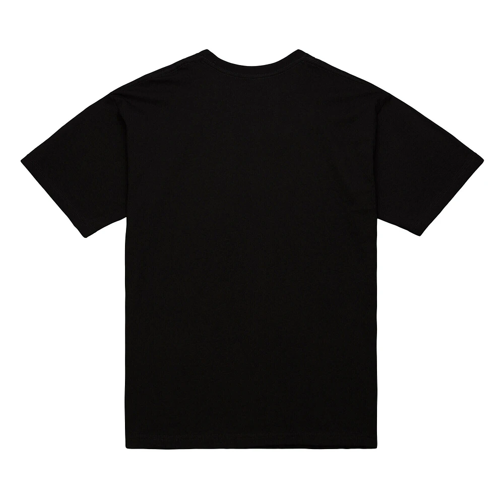 Unisex Mitchell & Ness Jayson Tatum Black NBA Real Big Face Player T-Shirt