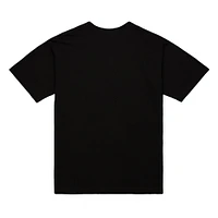 Unisex Mitchell & Ness Stephen Curry Black NBA Real Big Face Player T-Shirt
