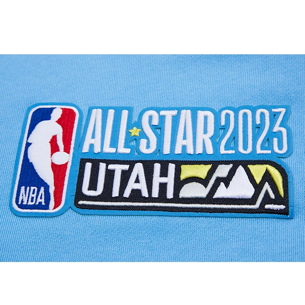 Sweat-shirt unisexe Pro Standard Light Blue Southern University Jaguars 2023 NBA All-Star Game x HBCU Classic Chenille