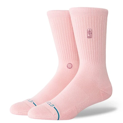 Chaussettes unisexes Stance roses NBA Logoman Crew