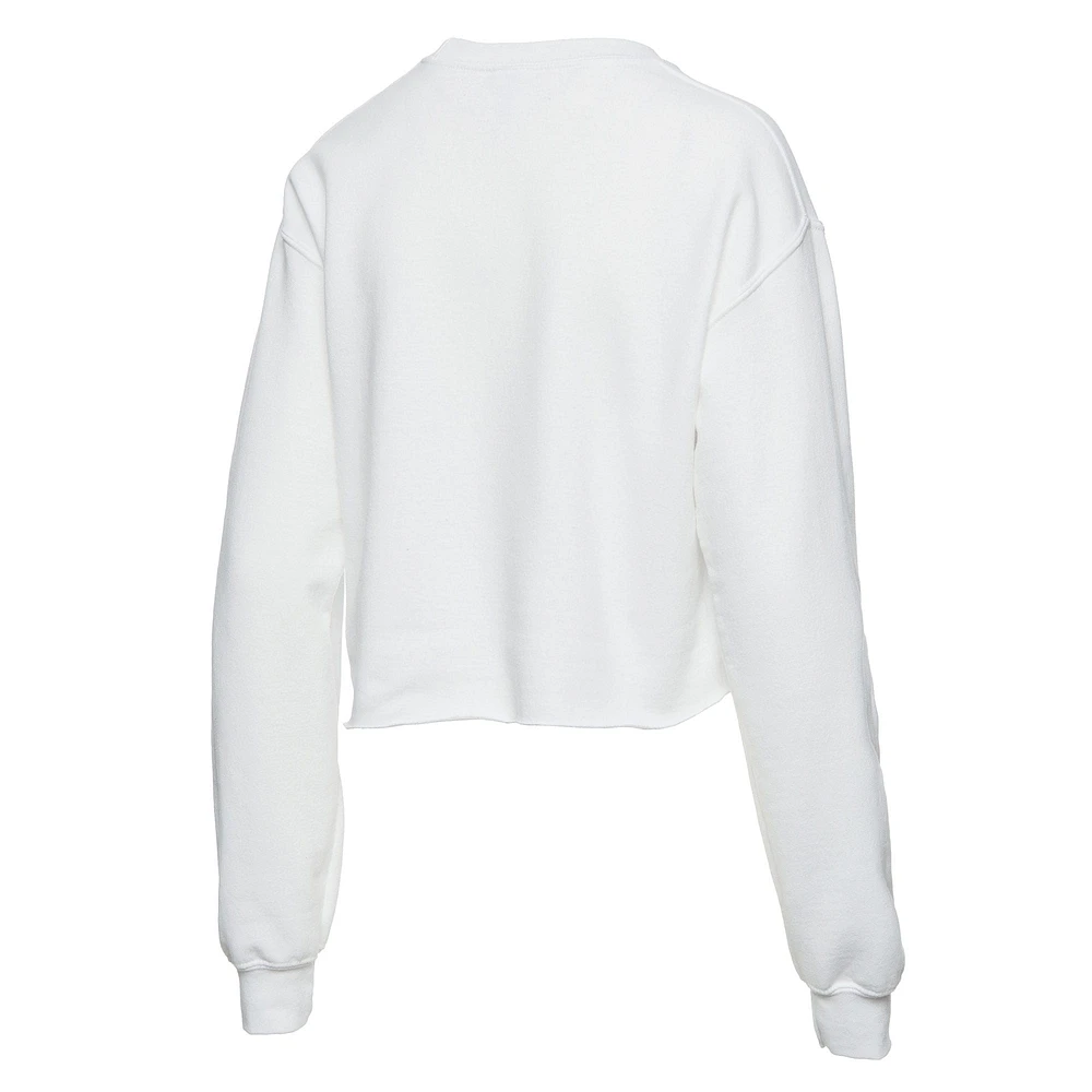 JNF NBA WHITE 75TH WOMENS JNK I WANT MY MTV CROPPED FLEECE SWTLADCRW