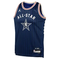 Maillot Jordan Brand Jayson Tatum bleu marine 2024 NBA All-Star Game Swingman pour enfant