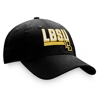 Men's Top of the World Black Long Beach State 49ers Slice Adjustable Hat