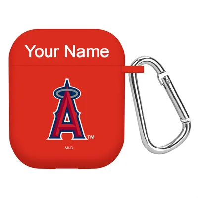 Los Angeles Angels Personalized Silicone AirPods Case Cover