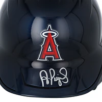 Réplique du casque de frappeur chromé alternatif autographié par Albert Pujols des Los Angeles Angels