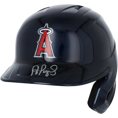 Réplique du casque de frappeur chromé alternatif autographié par Albert Pujols des Los Angeles Angels