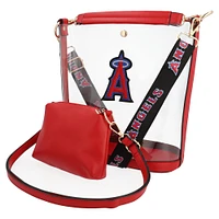 Cuce Los Angeles Angels Rhinestone Clear Purse