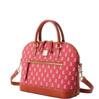 Dooney & Bourke Los Angeles Angels Signature Domed Zip Satchel Purse