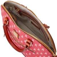 Dooney & Bourke Los Angeles Angels Signature Domed Zip Satchel Purse