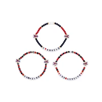 Lot de 3 bracelets d'amitié FOCO Los Angeles Angels