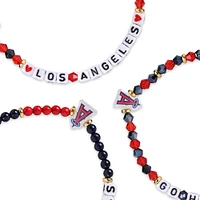 Lot de 3 bracelets d'amitié FOCO Los Angeles Angels