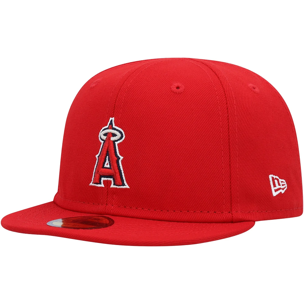 Casquette ajustée My First 59FIFTY Los Angeles Angels rouge New Era pour bébé