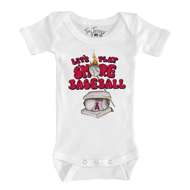 Lids Los Angeles Angels Tiny Turnip Youth Stitched Baseball T-Shirt - White