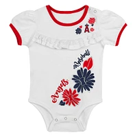 Ensemble jupe-bandeau 3 pièces Sweet Catcher pour bébé blanc Los Angeles Angels