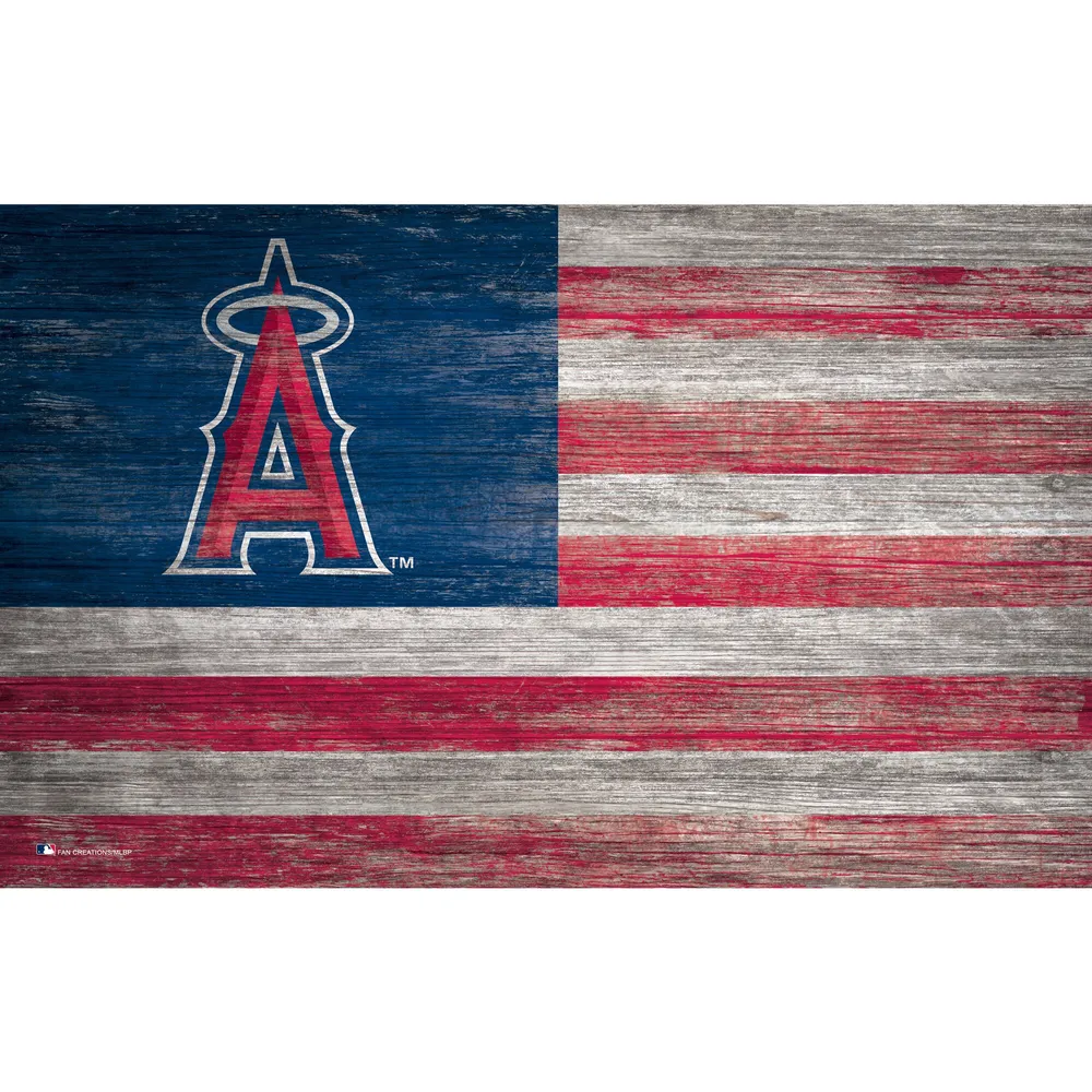 Los Angeles Angels USA Flag Cutout Sign