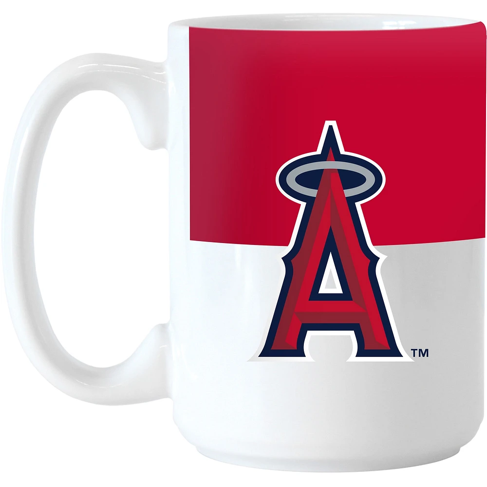 Anges de Los Angeles 15 oz. Tasse à blocs de couleurs