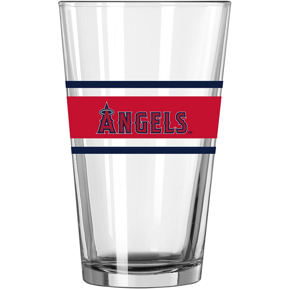 Los Angeles Angels 16oz. Stripe Pint Glass