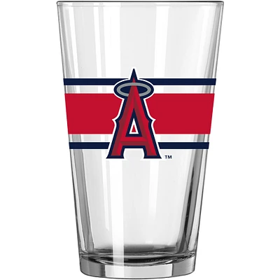 Los Angeles Angels 16oz. Stripe Pint Glass