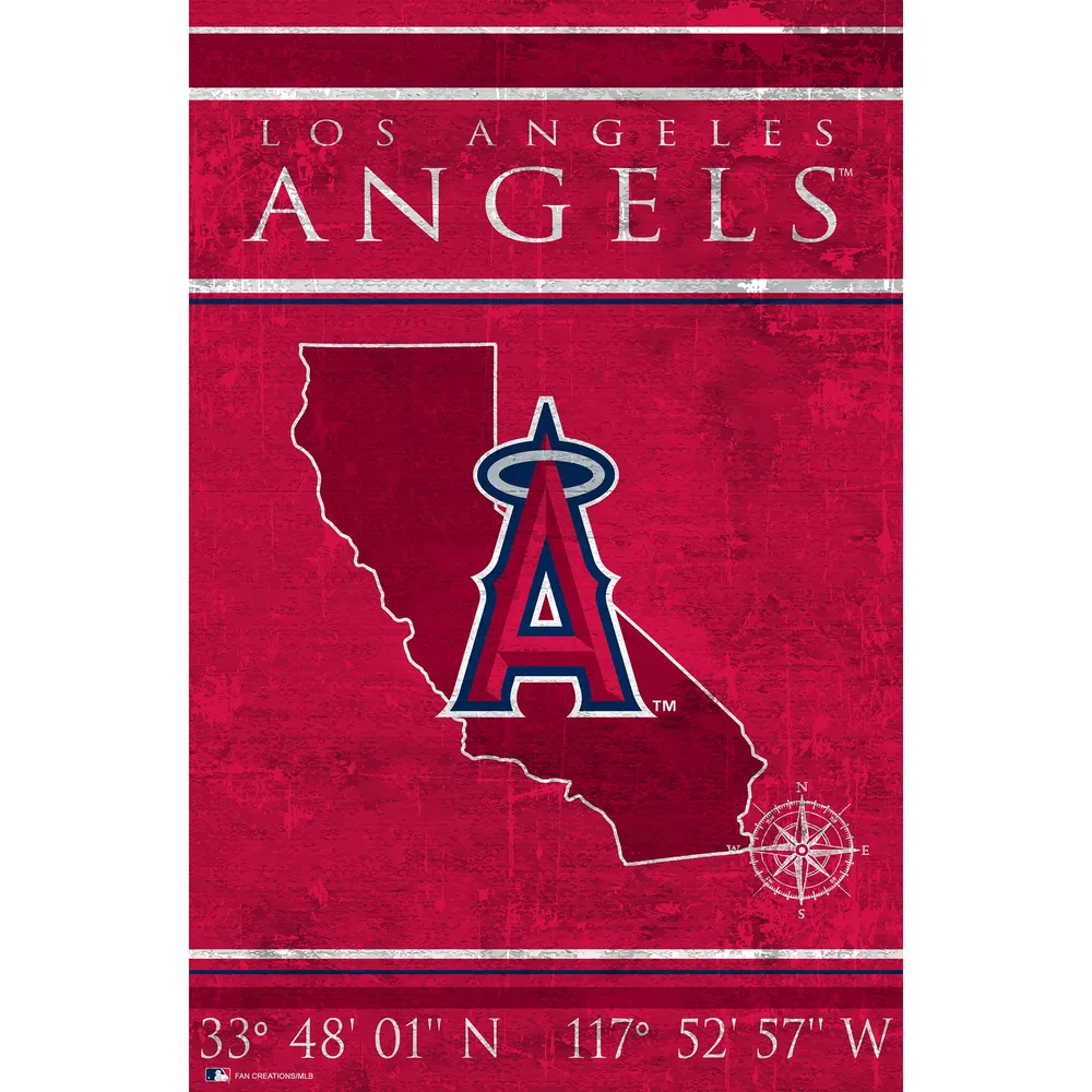 Los Angeles Angels USA Flag Cutout Sign