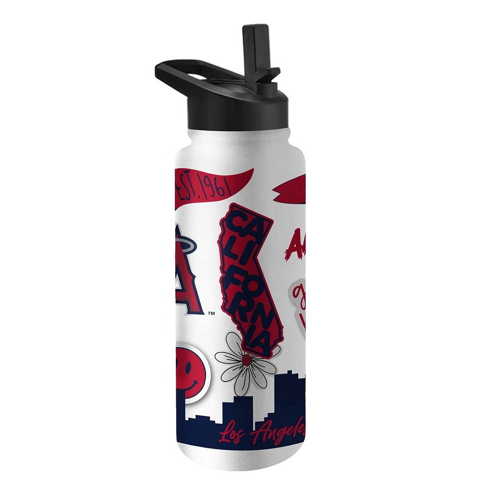 Los Angeles Angels 34oz. Native Quencher Bottle