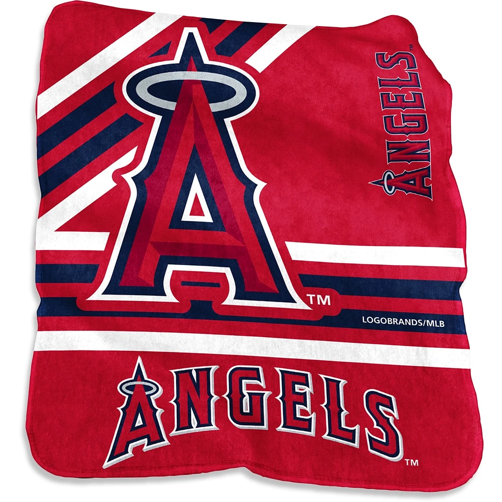 Couverture en peluche Raschel des Angels de Los Angeles, 50 po x 60 po