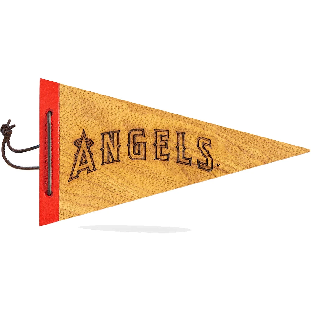 Fanion en bois Los Angeles Angels 7" x 12"