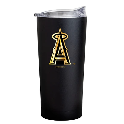 Los Angeles Angels Black Foil 20oz. Powder Coat Tumbler