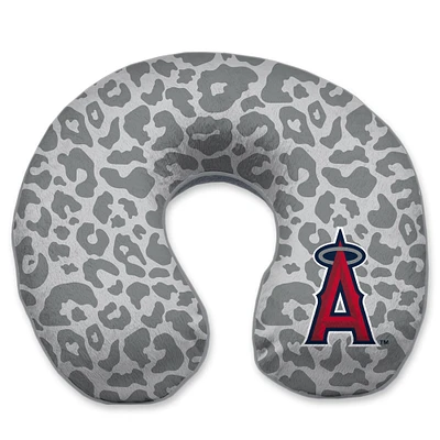 Los Angeles Angels Cheetah Print Memory Foam Travel Pillow