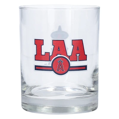 Los Angeles Angels Letterman 14 oz. Verre de roches