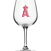 Verre à vin à pied avec logo des Los Angeles Angels, 12 oz