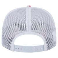 Casquette extensible à bouton-pression 9SEVENTY Flamingo blanche des Los Angeles Angels de New Era pour homme