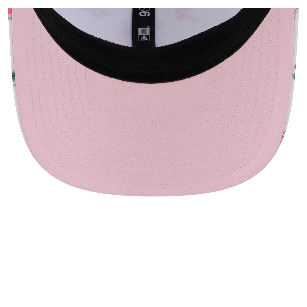 Casquette extensible à bouton-pression 9SEVENTY Flamingo blanche des Los Angeles Angels de New Era pour homme