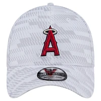 Casquette New Era blanche Los Angeles Angels Graded 39THIRTY Flex pour homme
