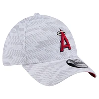 Casquette New Era blanche Los Angeles Angels Graded 39THIRTY Flex pour homme