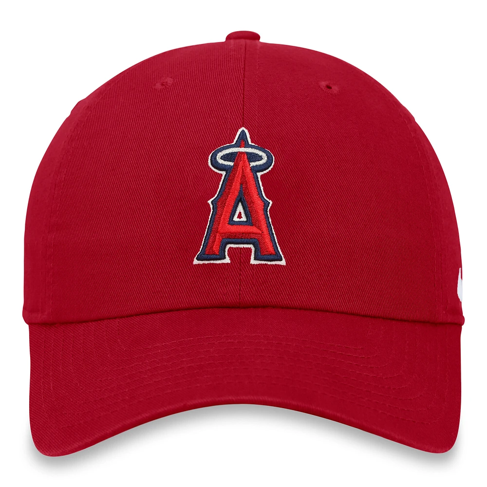 Men's Nike  Red Los Angeles Angels Club Adjustable Hat