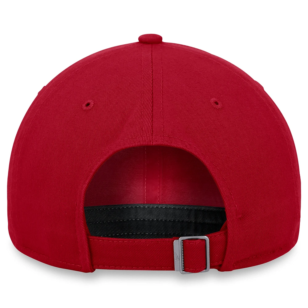 Men's Nike  Red Los Angeles Angels Club Adjustable Hat