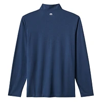 Pull à glissière quart de tour tri-blend bleu marine Los Angeles Angels Time to Tailgate pour homme TravisMathew