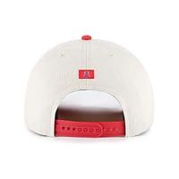 Men's '47 Cream/Red Los Angeles Angels Fiji Rope Hitch Adjustable Hat
