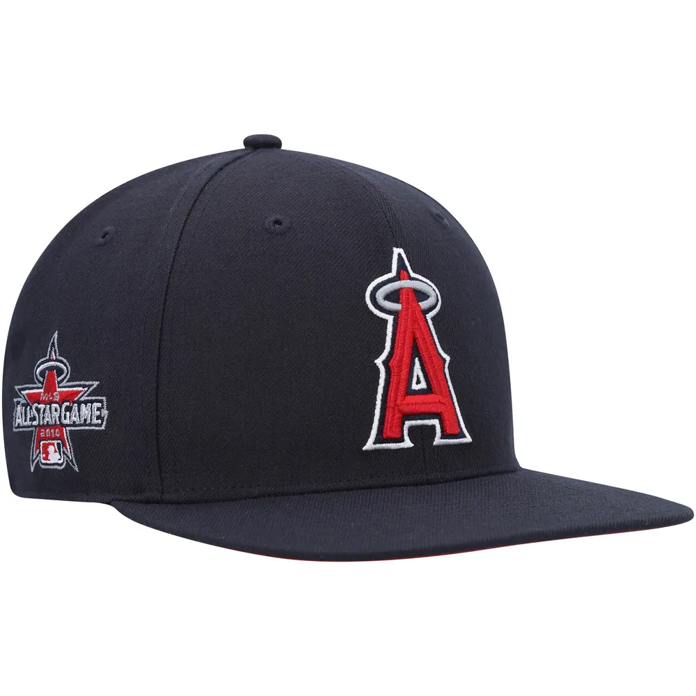 Majestic Men's Gray Los Angeles Angels Smoke Dye Snapback Hat