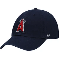 Men's '47 Navy Los Angeles Angels Clean Up Adjustable Hat