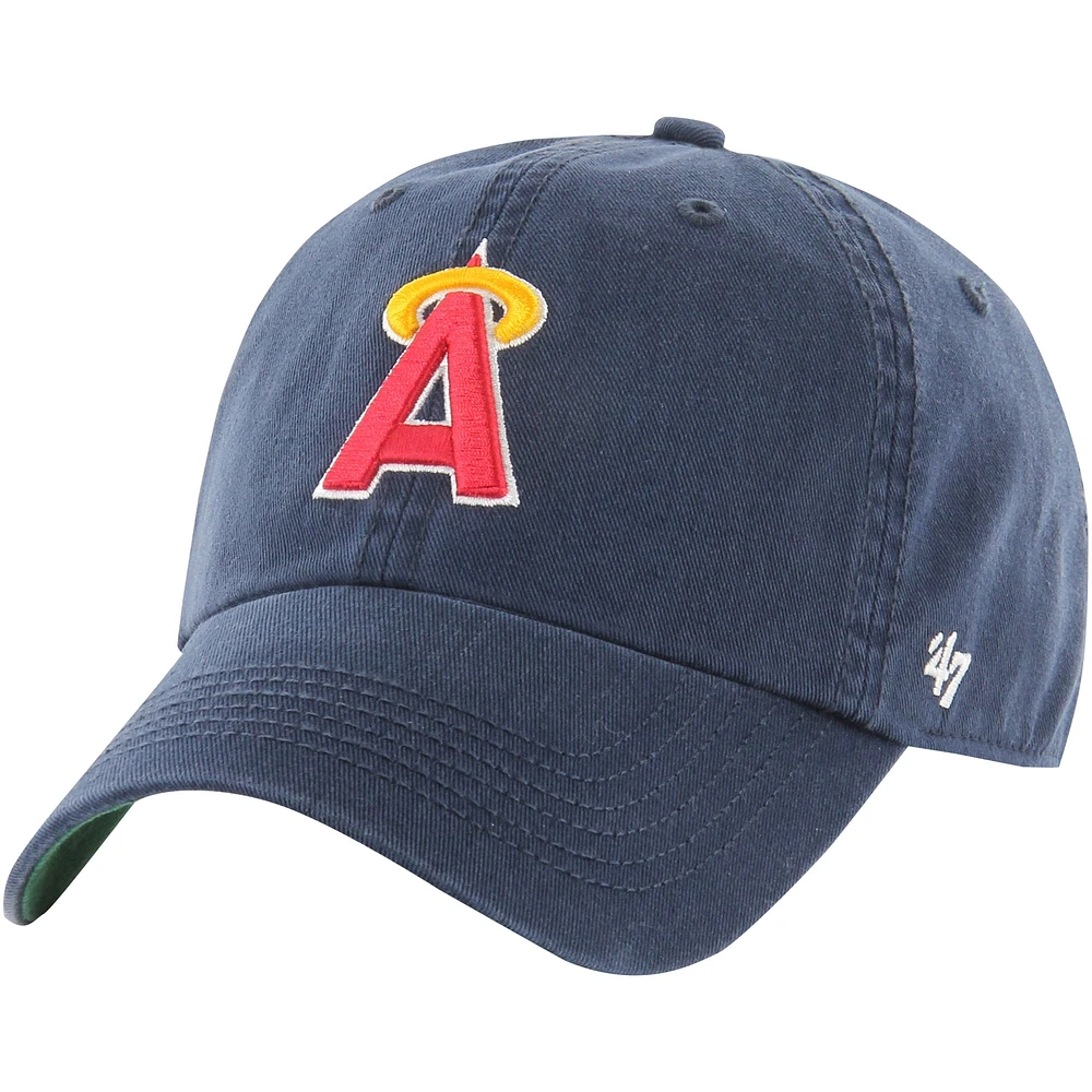 Casquette ajustée '47 Navy Los Angeles Angels Sure Shot Classic Franchise pour hommes